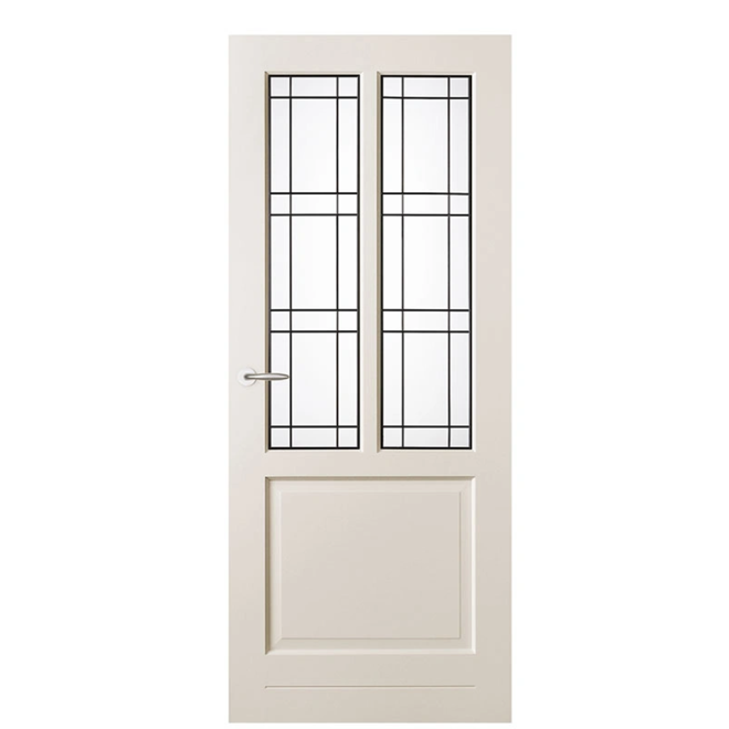 Binnendeur Austria Colour Lux Plus Brest met geplaatst Glas-in-lood Verona